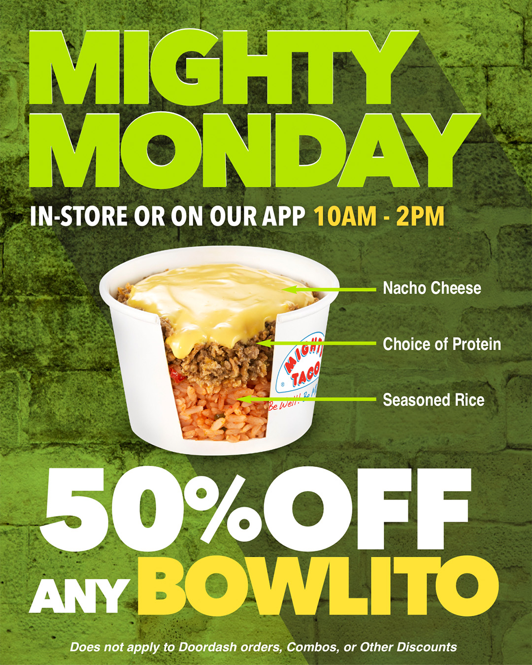 Mighty Monday promotion