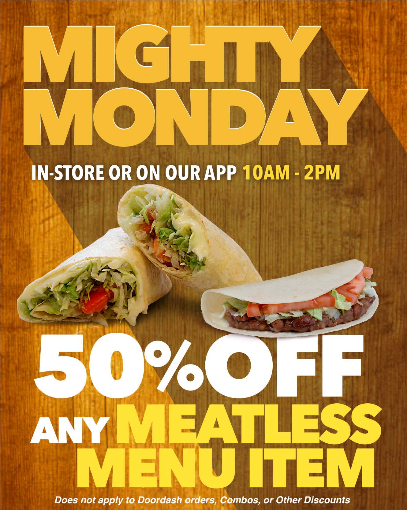 Mighty Monday promotion