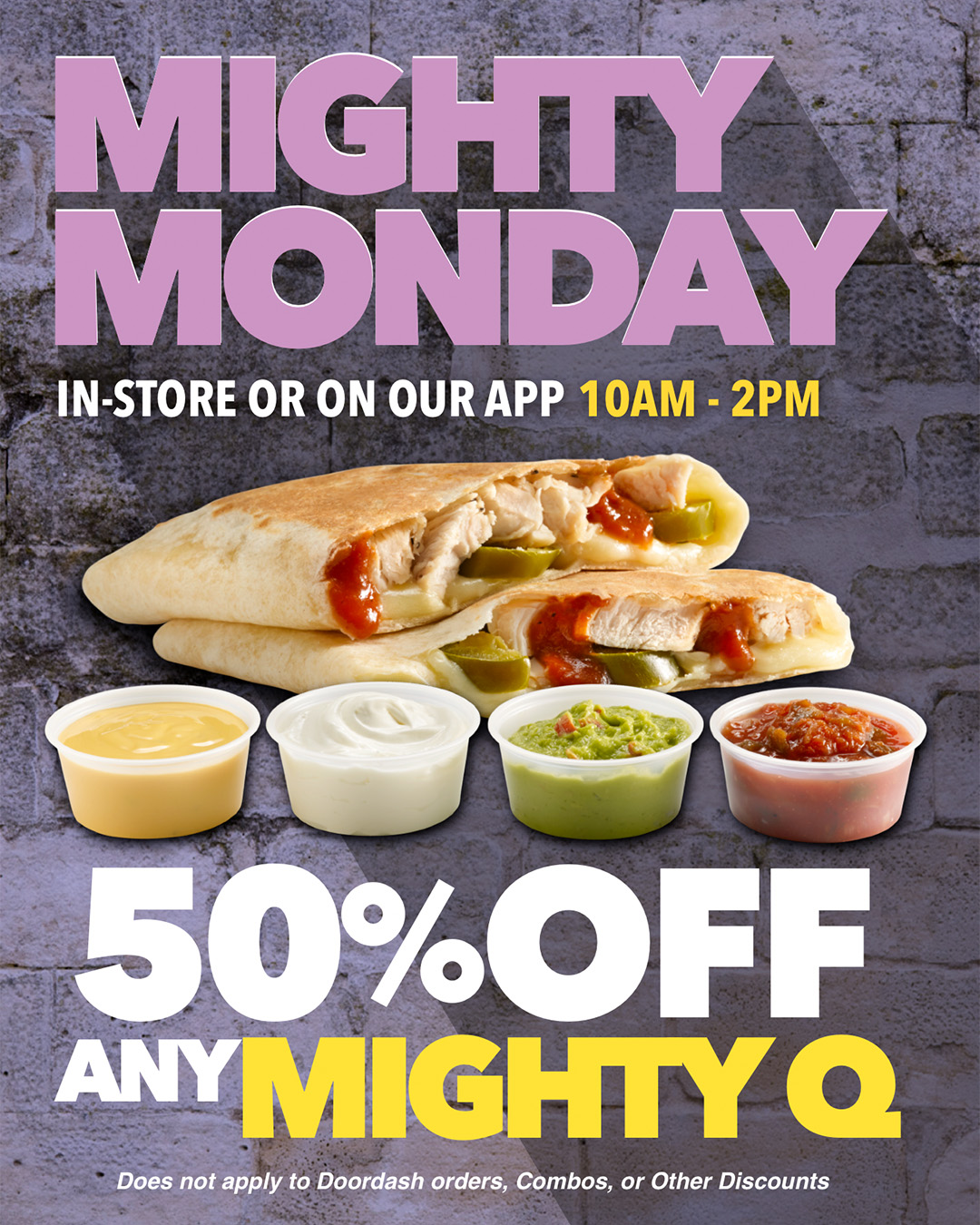 Mighty Monday promotion