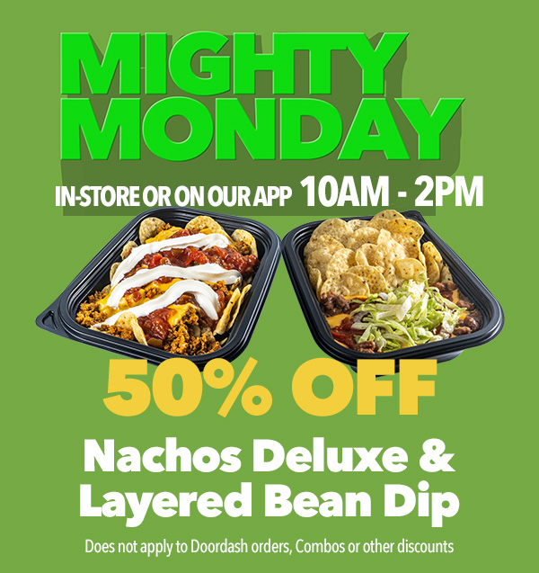 Mighty Monday promotion