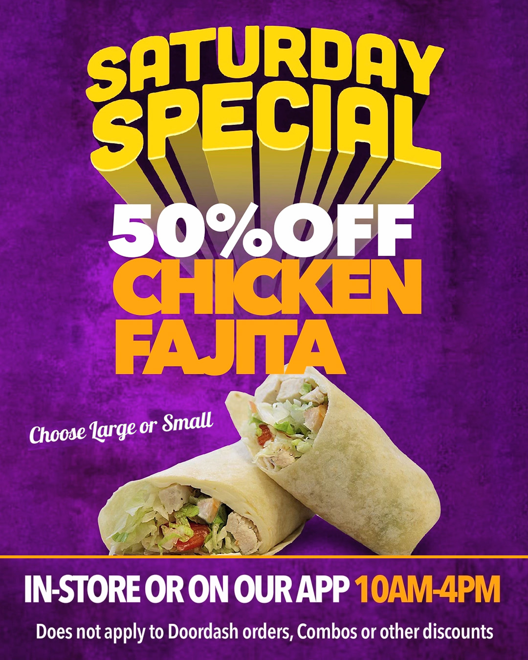 Super Saturday promotion