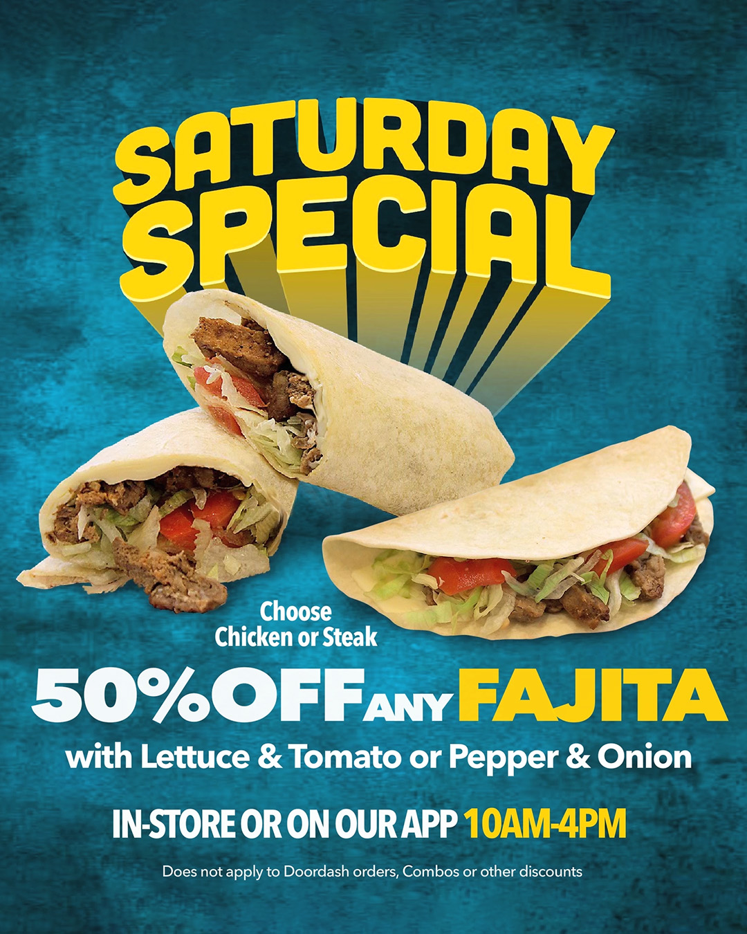 Super Saturday promotion